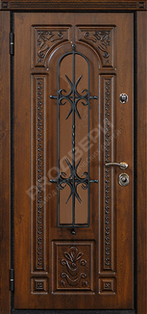 Фотография «Дверь с ковкой №7»
